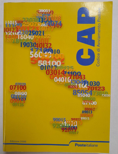 Libro cap codice avviamento - cap,