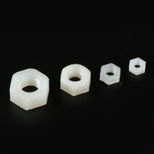 10/50/100Pcs Nylon Hex Nuts