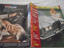 QUATTRORUOTE 1970 Ottobre 178 Novità Torino Parigi Londra Alfa Fiat Lancia Ford