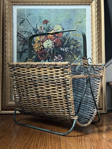 Porta riviste vintage ferro - vintage,