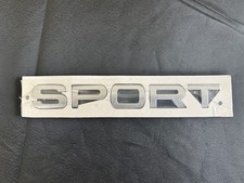 Targa nome SPORT argento