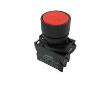 pulsante rosso piatto a