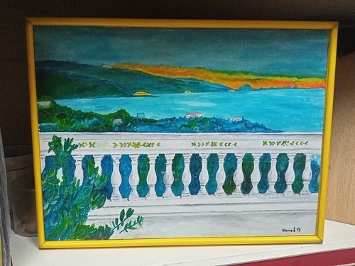 Dipinto olio cartone telato - dipinto,