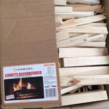 30 KG di LEGNETTI PER CAMINETTO STUFA LEGNA BARBECUE ACCENDIFUOCO  ECOLOGICO