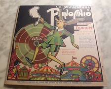 1933 LE AVVENTURE DE PINOCCHIO DISQUE DURIUM DESSIN RIGAGLIARE N°15 ET N°16
