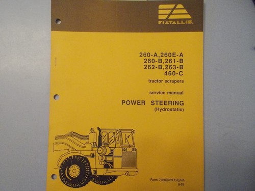 Fiat allis 260 - allis, 260e-a