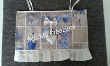 Copriforno Imbottito Fantasia Shabby Chic Fatto a Mano