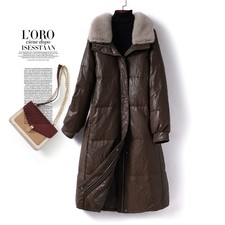 Piumino donna pelliccia visone