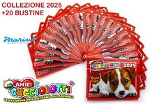 PIZZARDI AMICI CUCCIOLOTTI STICKER COLLECTION 2025 LOTTO DA 20 BUSTINE SFUSE