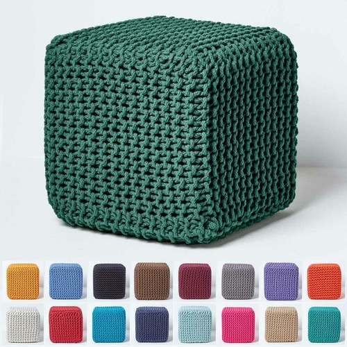 Pouf poggiapiedi maglia - in,