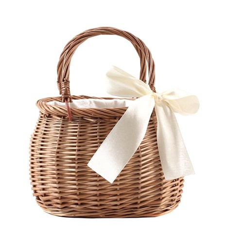 Cesto ovale rattan - cesto,