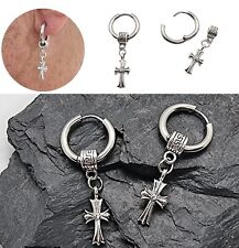 Orecchini a cerchio in acciaio