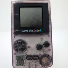Nintendo GAME BOY COLOR Viola Trasparente ORIGINALE con Sportello Batterie