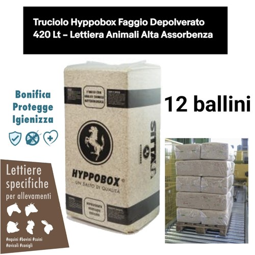 Truciolo hyppobox faggio - truciolo,