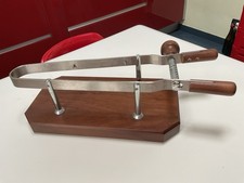 Porta prosciutto in legno e acciaio inox – ottime condizioni