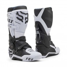 Stivali da motocross FOX (adulto) - INSTINCT 2.0 - bianco/nero