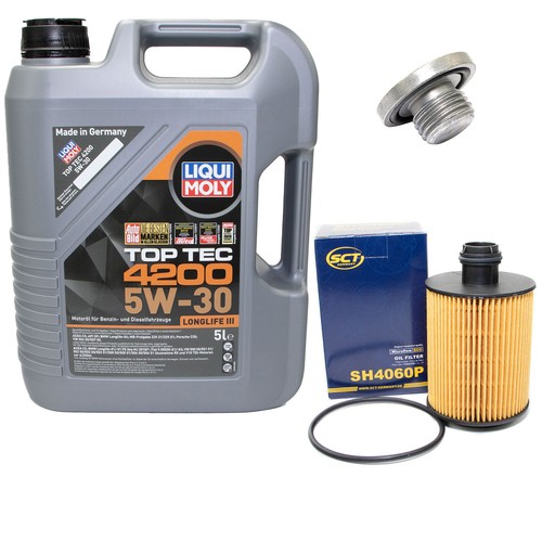 Kit olio motore 5 litri - olio,