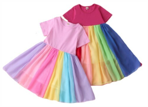 Abito manica corta chiffon - abito,