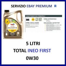 OLIO MOTORE TOTAL QUARTZ INEO FIRST 0W30 ACEA C2 SUPER PROMO  5LITRI