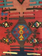 Tappeto antico Kilim - ancien tapis - antique Anatolian Kelim - 390 x 80 cm 