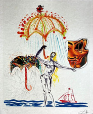 Salvador dalì litografia coa - salvador,