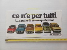 Innocenti Mini - RangeLand Rover - Jaguar locandina poster auto 1973 originale