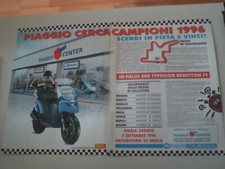 advertising Pubblicità 1996 GILERA TYPHOON 50 BENETTON F1