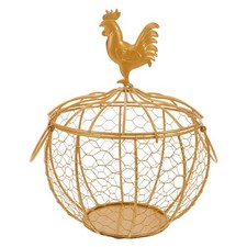  Cestino Per Uova Ferro Dorato