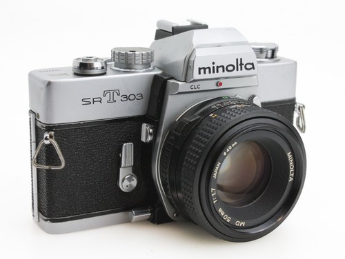Minolta srt303 fotocamera - minolta,