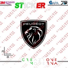 ADESIVO STICKER PEUGEOT NEW MISURE PERSONALIZZATE