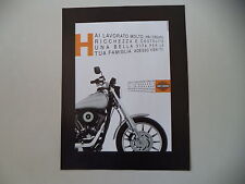 advertising Pubblicità 2001 HARLEY DAVIDSON SUPER GLIDE SPORT
