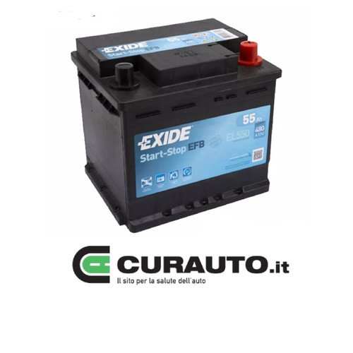 Batteria exide el550 - batteria, 55ah