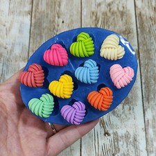 Stampo Cuori Gomitolo 10pz 2