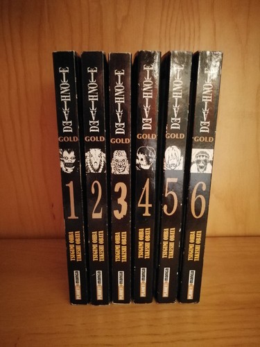 Death note 5 6 gold - note, 1-2-3-4-5-6