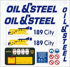 OIL E STEEL SNAKE 189 CITY ADESIVI