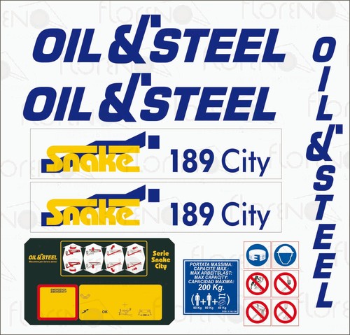Adesivi oil steel gru snake - oil,