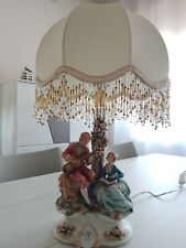 CAPODIMONTE Lampada da Tavolo Autografata .