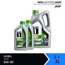 Mobil 1 ESP 5W-30 VW 507 504 MERCEDES OPEL BMW LL-4 ACEA C3 5+2 litri = 7 litri