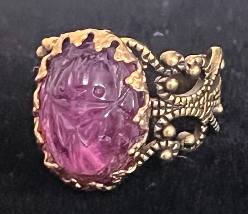 Anello scarabeo - anello,