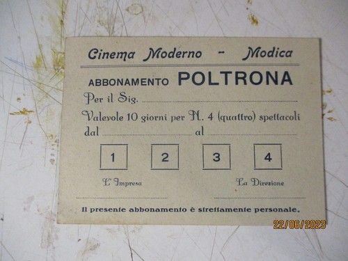 Cinema moderno modica - moderno,
