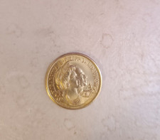 MEDAGLIA-MONETA ELISABETTA II e FILIPPO EDIMBURGO autore  SCILTIAN. QUEEN ELIZ