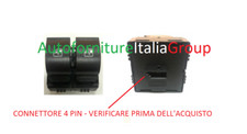 INTERRUTTORE ALZACRISTALLI PULSANTIERA ALZAVETRO SX 4 PIN PER GRANDE PUNTO 2005>