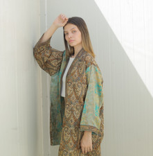 Kimono Duster In Seta Pura