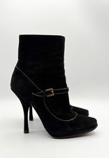 Stivaletti Louis Vuitton by Marc Jacobs neri scamosciati Mary Jane Y2K taglia EU 36 6