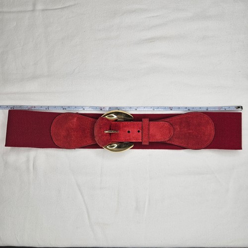 Cintura vintage rossa - , larga