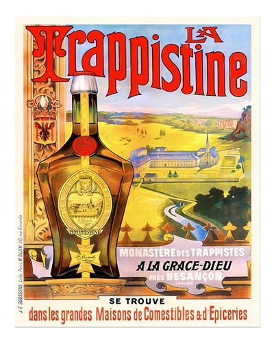 Arte murale vintage trappiste
