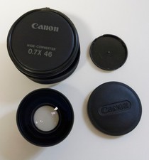 Canon 0.7x 46 Wide Converter Lens Perfetto. Convertitore grandangolare