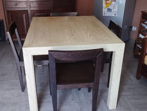 Set tavolo sedie in legno - tavolo,