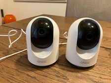 2 Videocamere sorveglianza GNCC P1 Wi-Fi Interno 2K Visione notturna usate