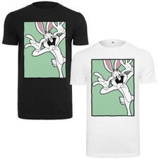Merchcode Looney Tunes Bugs Bunny Funny Faccia Té Maglia Top T Shirt Comic